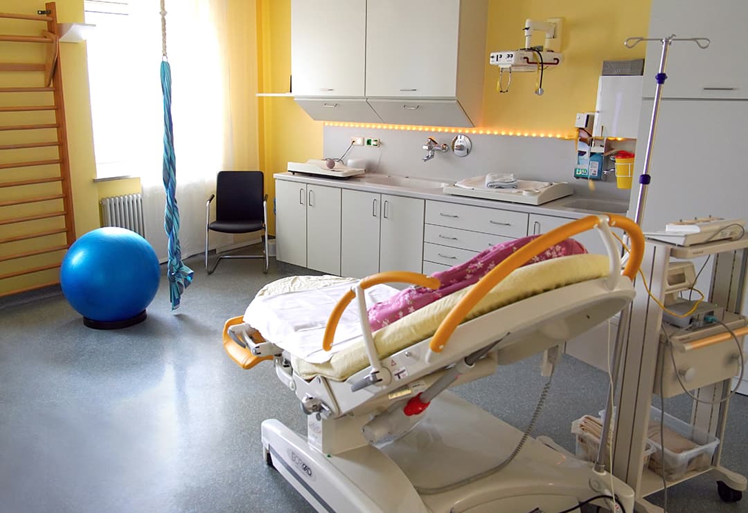 Kreißsaal der Hebammenambulanz Ebersberg